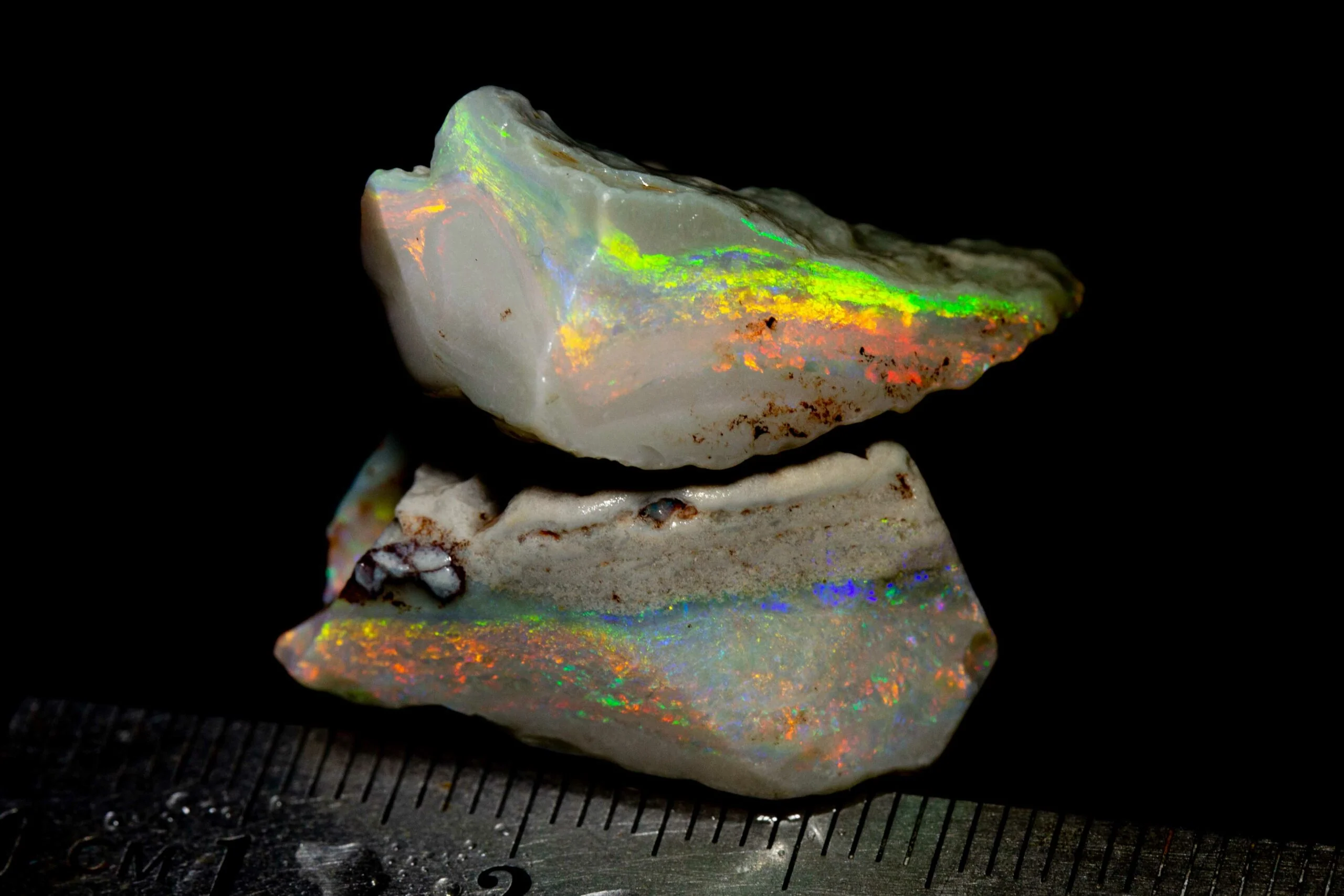 52.00 ct rough opal parcel 2 piece