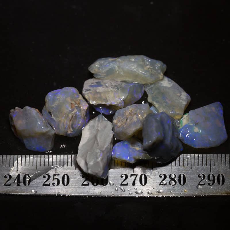 52 ct rough opal parcel 11 pieces