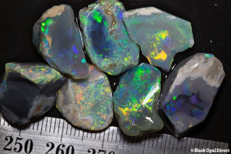 53 ct rough opal parcel 7 pieces