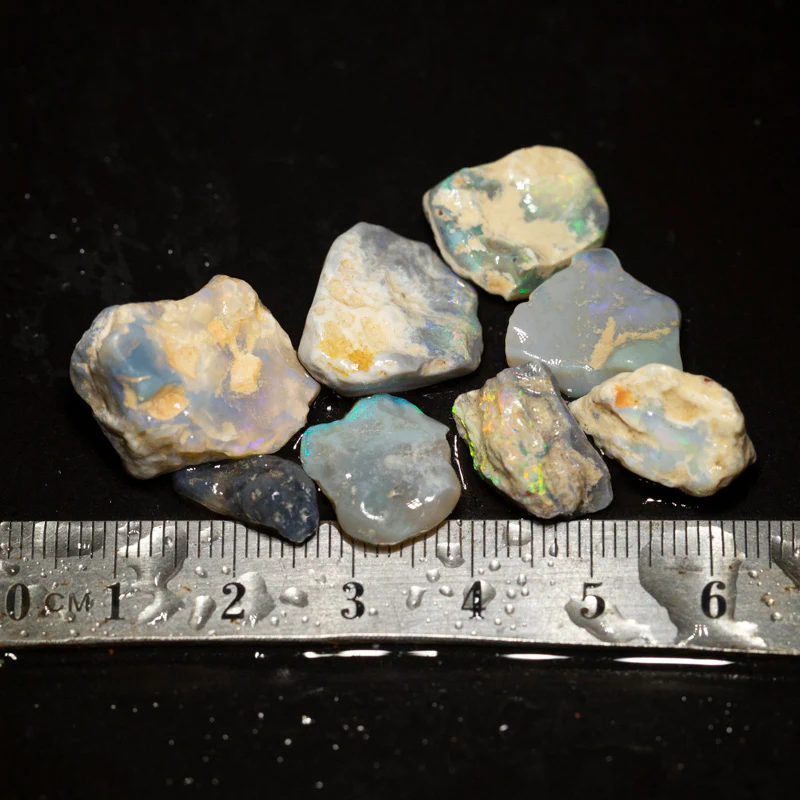 53 ct rough opal parcel 8pc