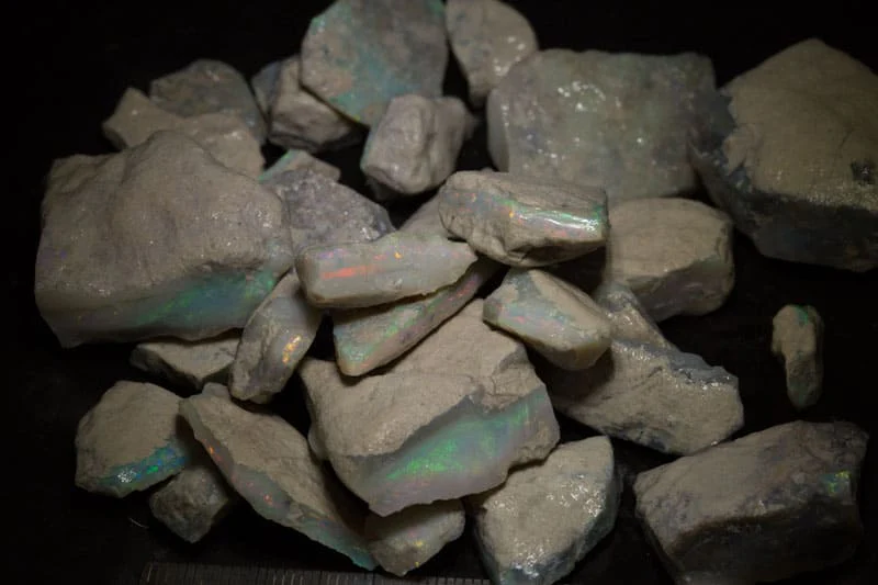 544 ct rough opal parcel for intermediate cutters