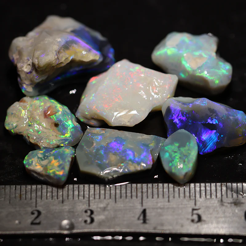 55.40 ct rough opal parcel 8 pc
