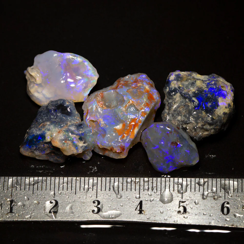 55 ct rough opal parcel 5pc