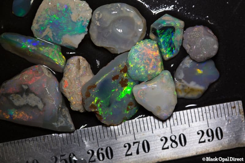56 ct rough opal parcel 12 pieces