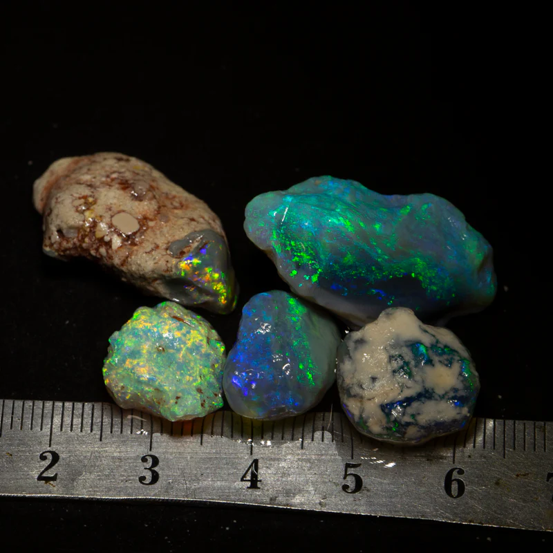 56 ct rough opal parcel 5pc