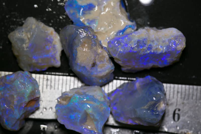 56 ct rough opal parcel 7 pieces