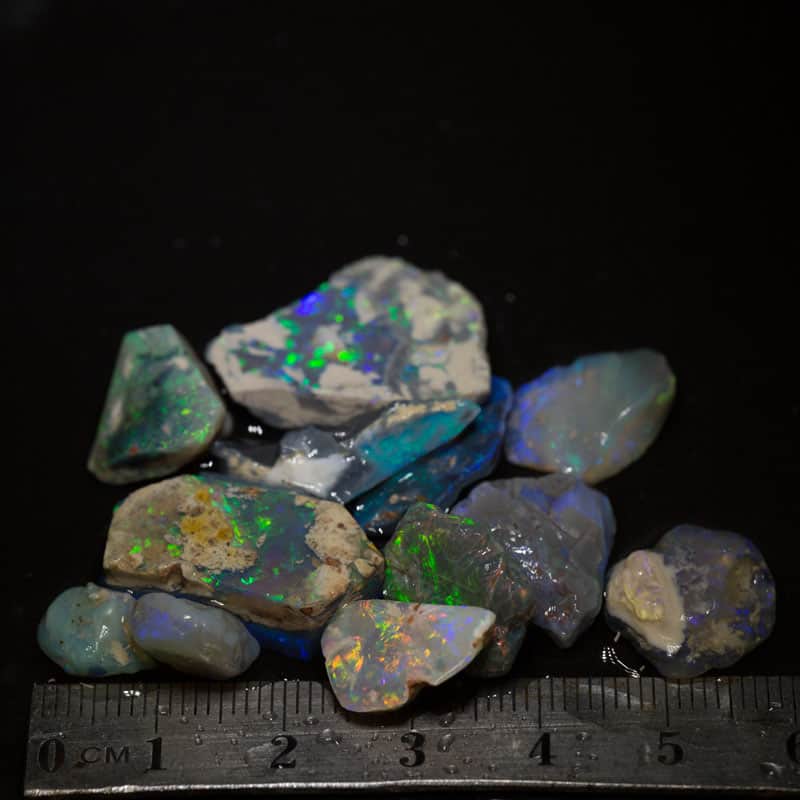 57 ct rough opal parcel 12pc