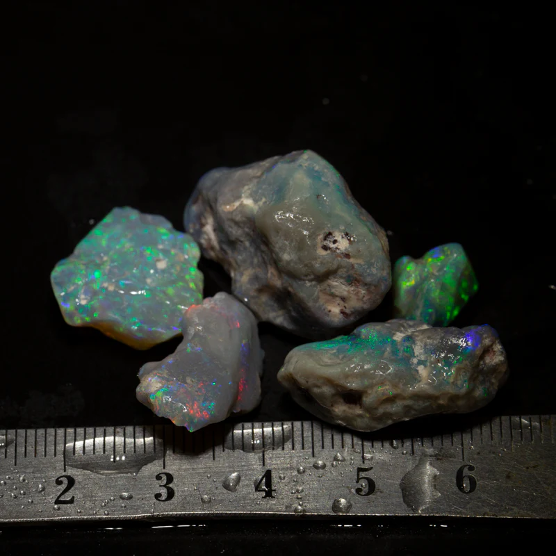 57 ct rough opal parcel 5pc