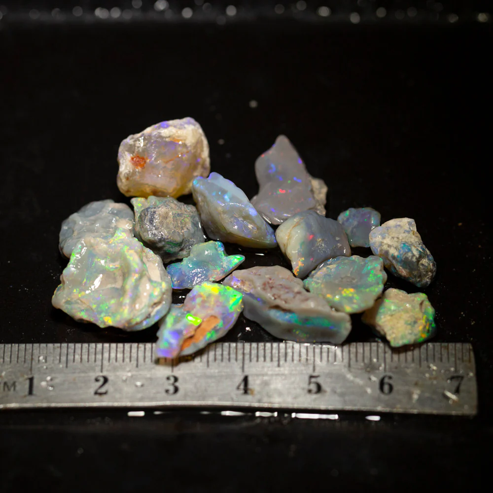 58 ct rough opal parcel 14pc