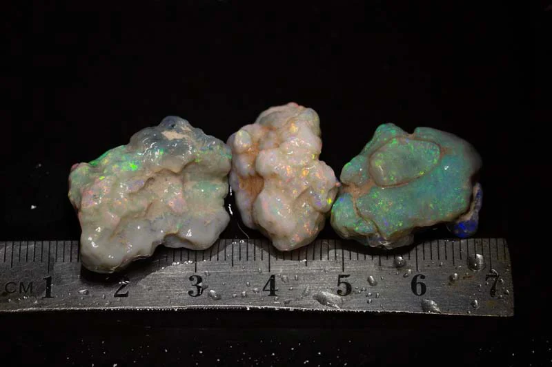 58 ct rough opal parcel 3pc