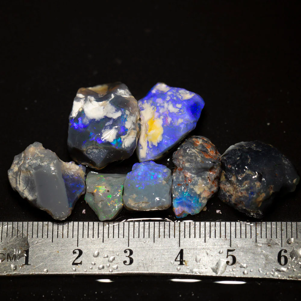 58 ct rough opal parcel 7pc
