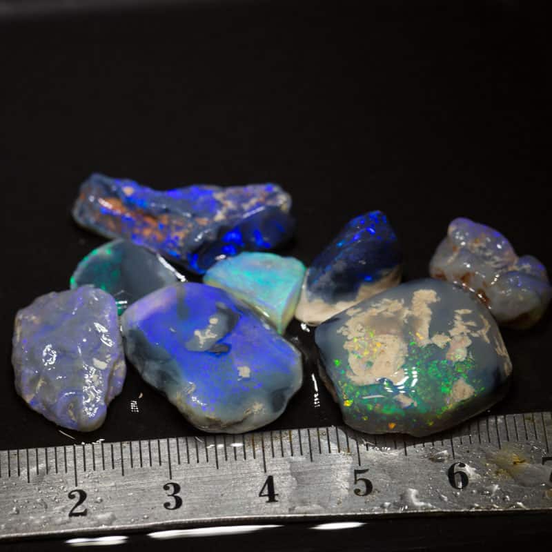 58 ct rough opal parcel 8pc