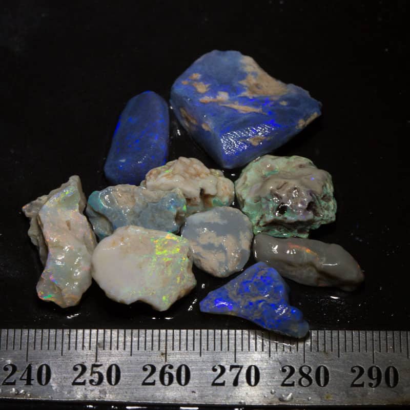 59 ct rough opal parcel 10 pieces