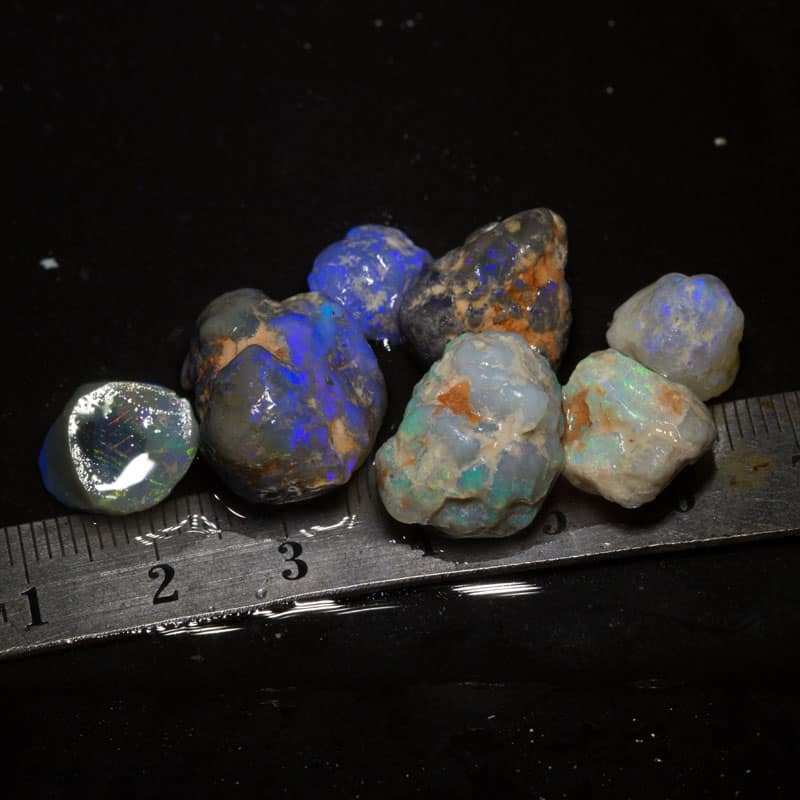 59 ct rough opal parcel 7 pc