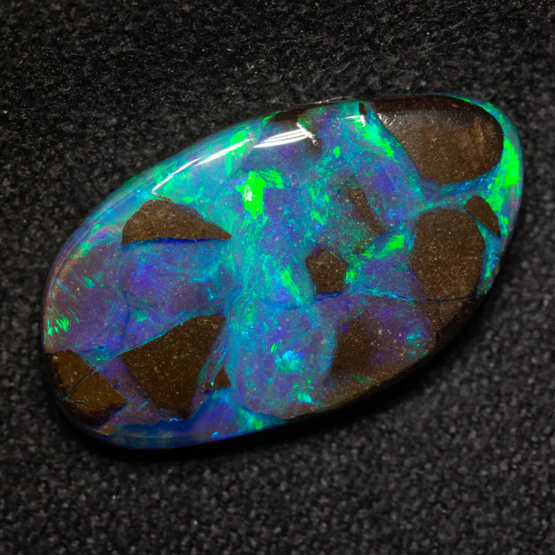 6.02 ct boulder opal 17.6x10.1x3.7mm