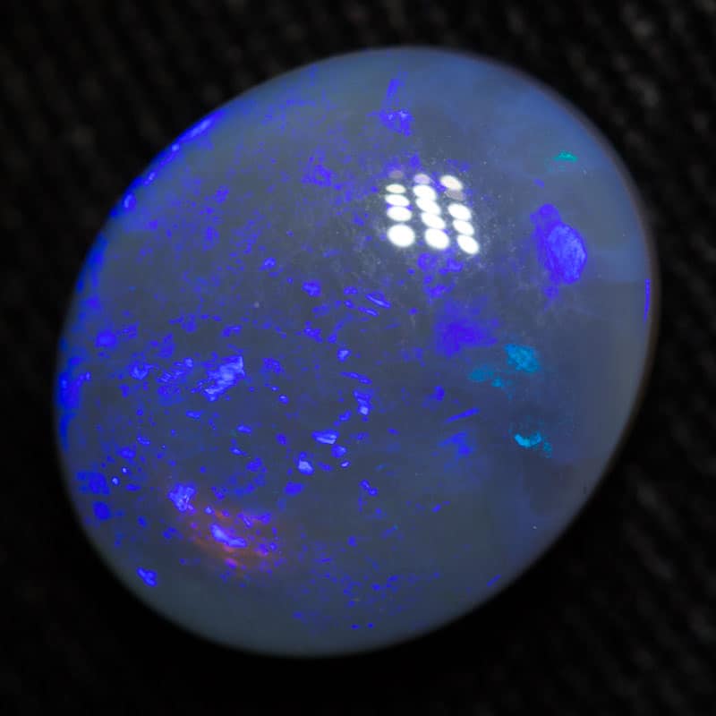 6.14 ct black opal 14x12x6mm