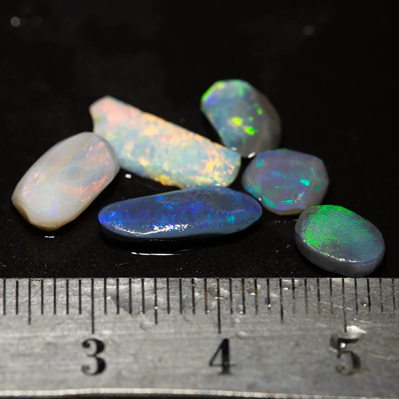 6.17 ct opal rubs parcel 6pc