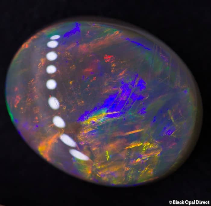 6.17 ct semi black opal 15x12x5mm