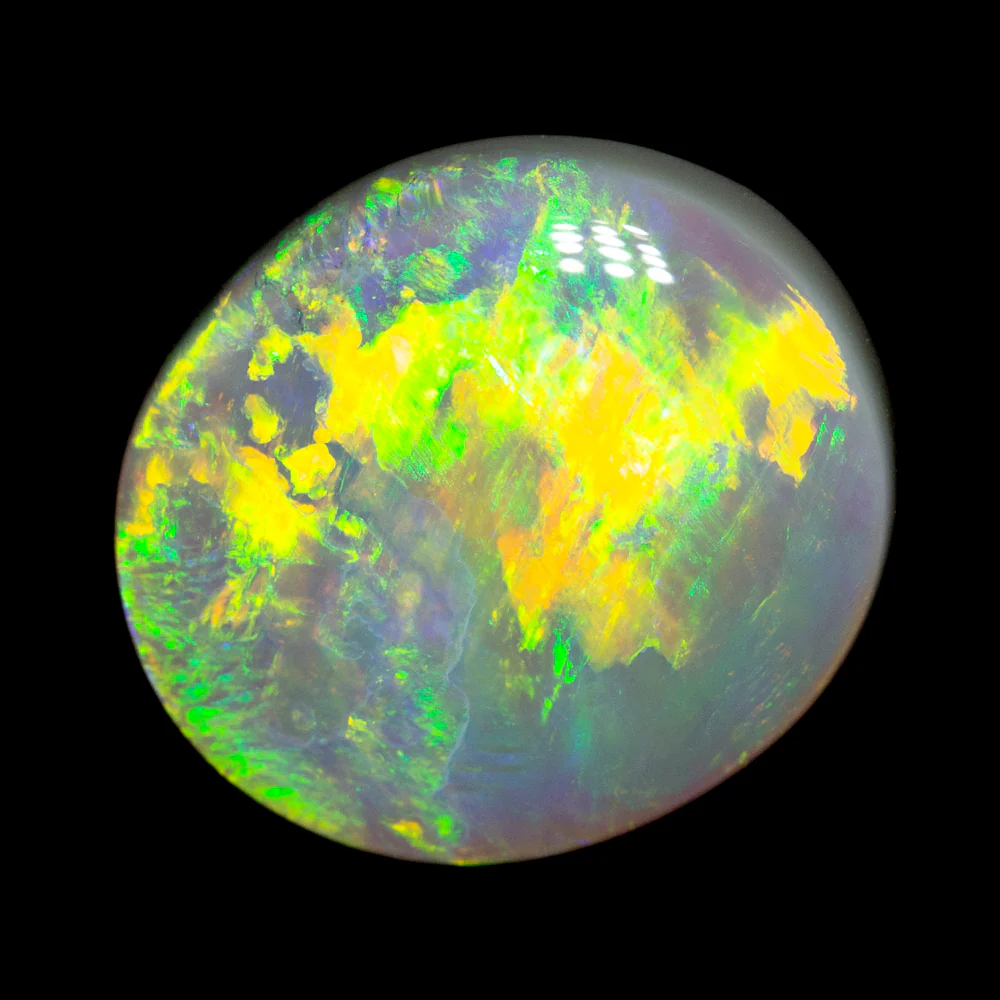 6.25 ct dark opal 14.1x12.6x5.5mm