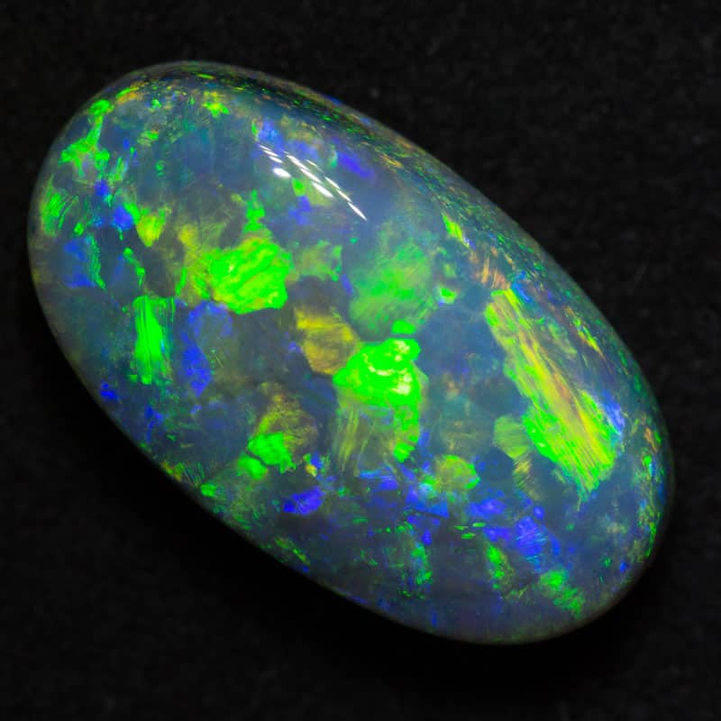 6.40 ct dark opal 16.5x9.2x6.4mm