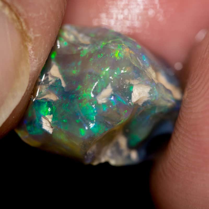 6.60 ct rough opal piece 14mm across