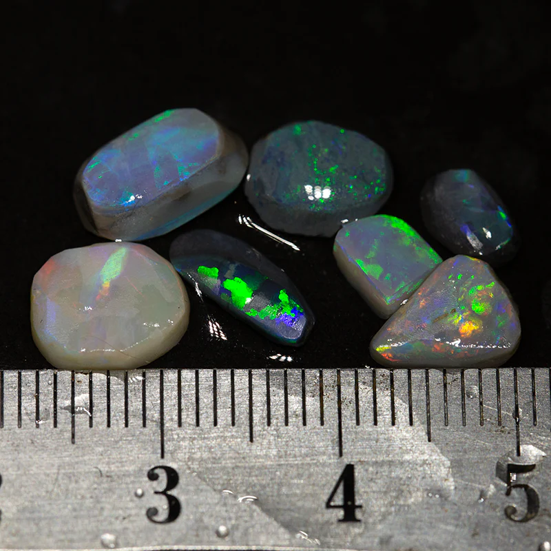 6.93 ct opal rubs parcel 7pc