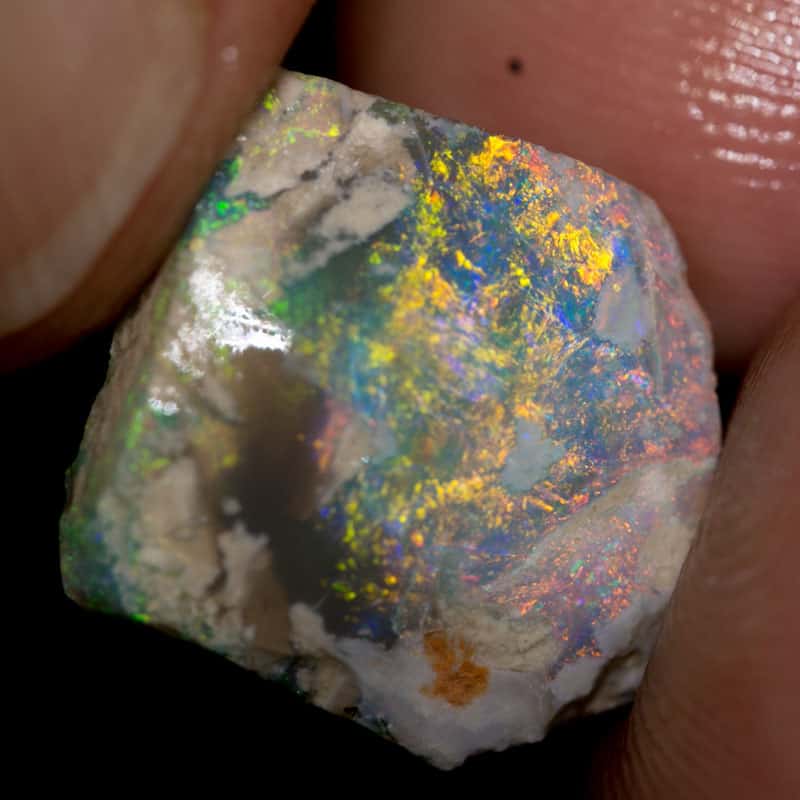 6.97 ct rough opal piece 14mm across