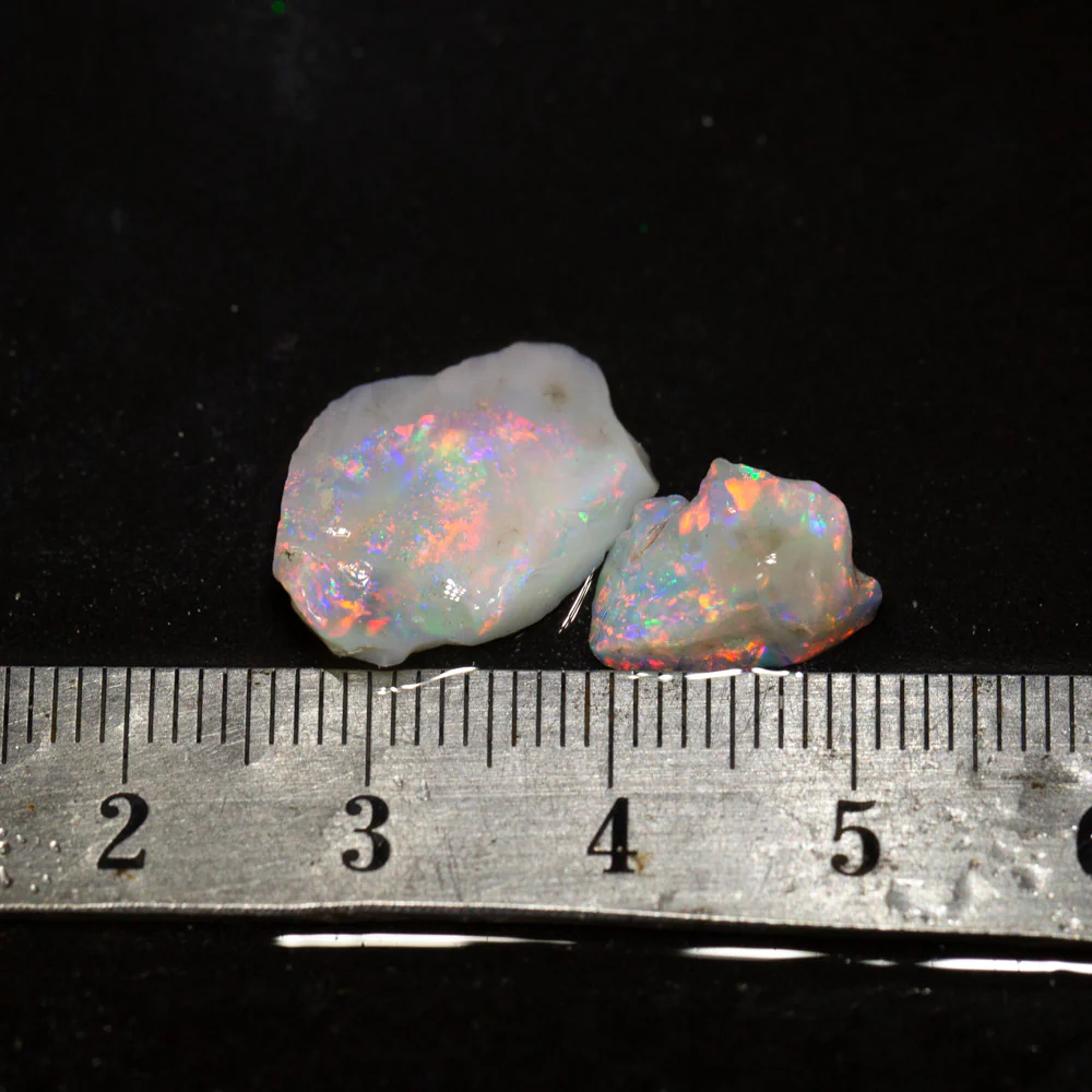 6 ct rough opal parcel 2pc