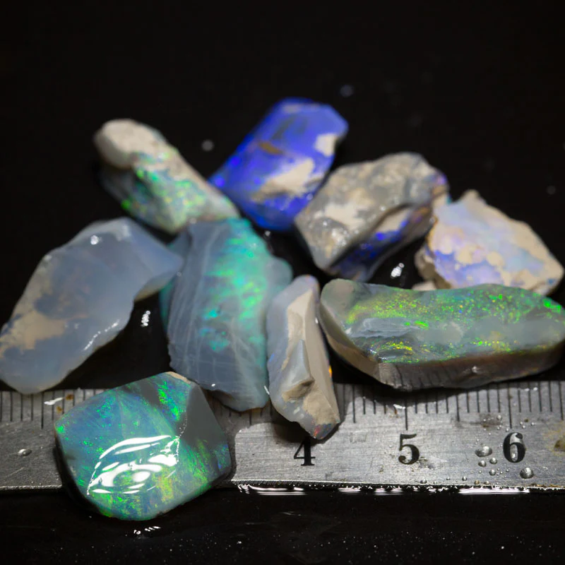 60.91 ct rough opal parcel 9pc
