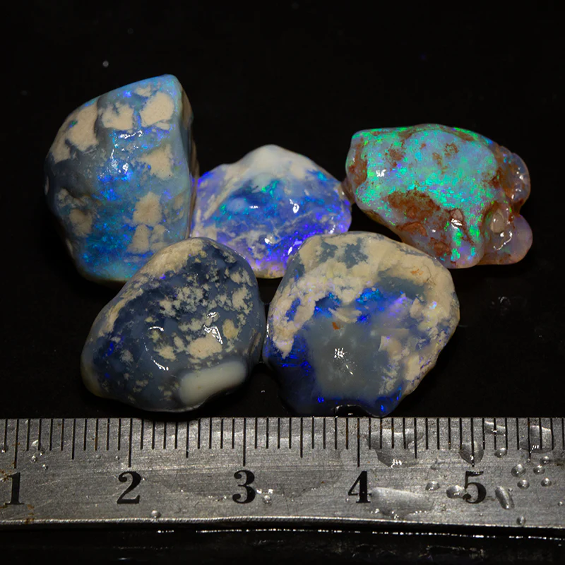 61 ct rough opal parcel 5pc