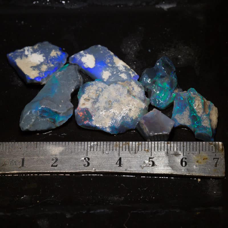 61 ct rough opal parcel 7pc
