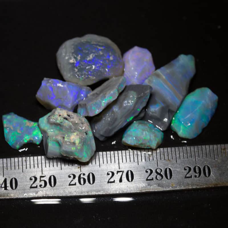 62 ct rough opal parcel 10 pieces