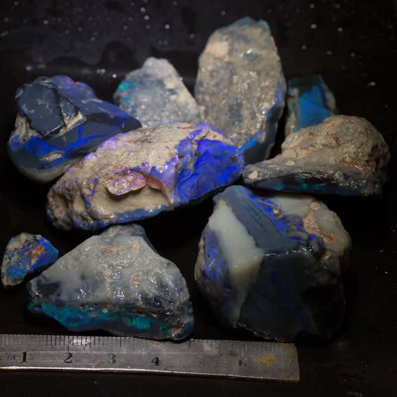 635 ct rough opal parcel 9 pieces