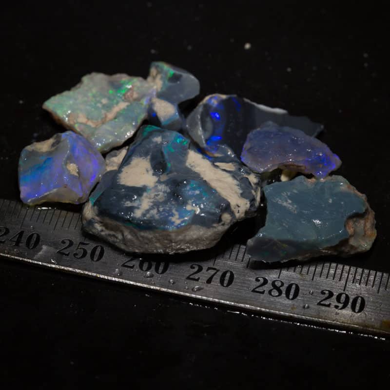 64 ct rough opal parcel 8 pieces