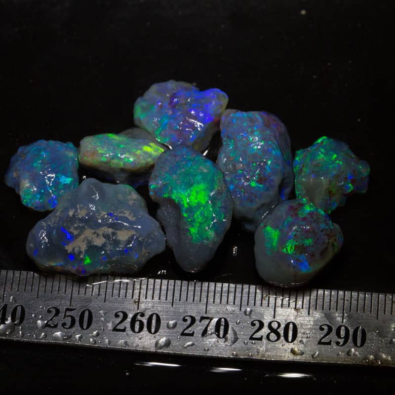 66.00 ct rough opal parcel 8 pieces