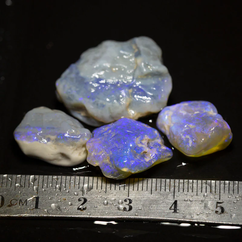 66 ct rough opl parcel 4pc