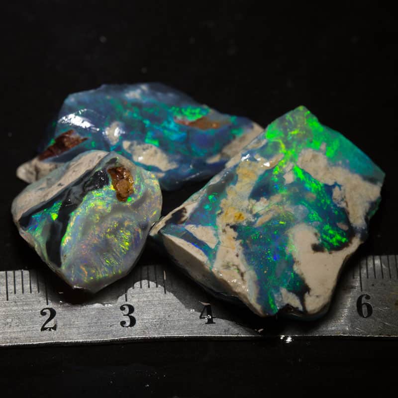 67.27 ct rough opal parcel 3pc