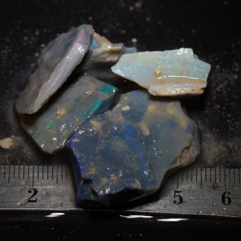 67 ct rough opal parcel 5pc