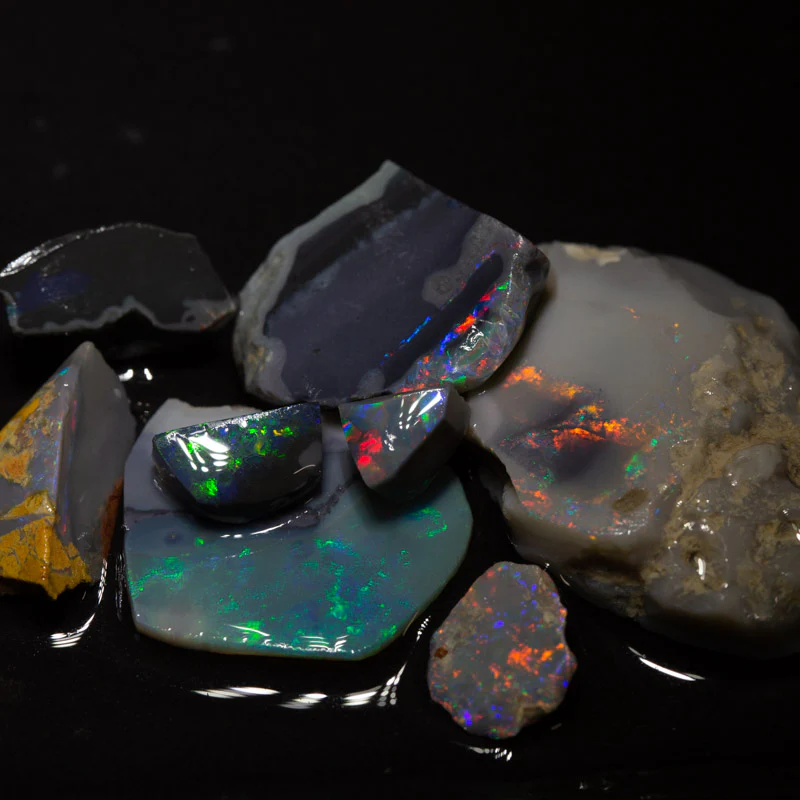 67 ct rough opal parcel 7pc
