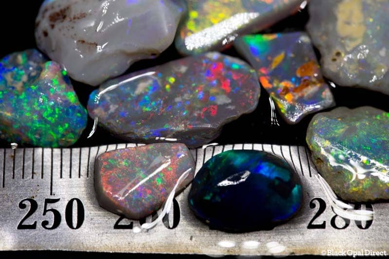 67 ct rough and rubbed opal parcel 11 pieces