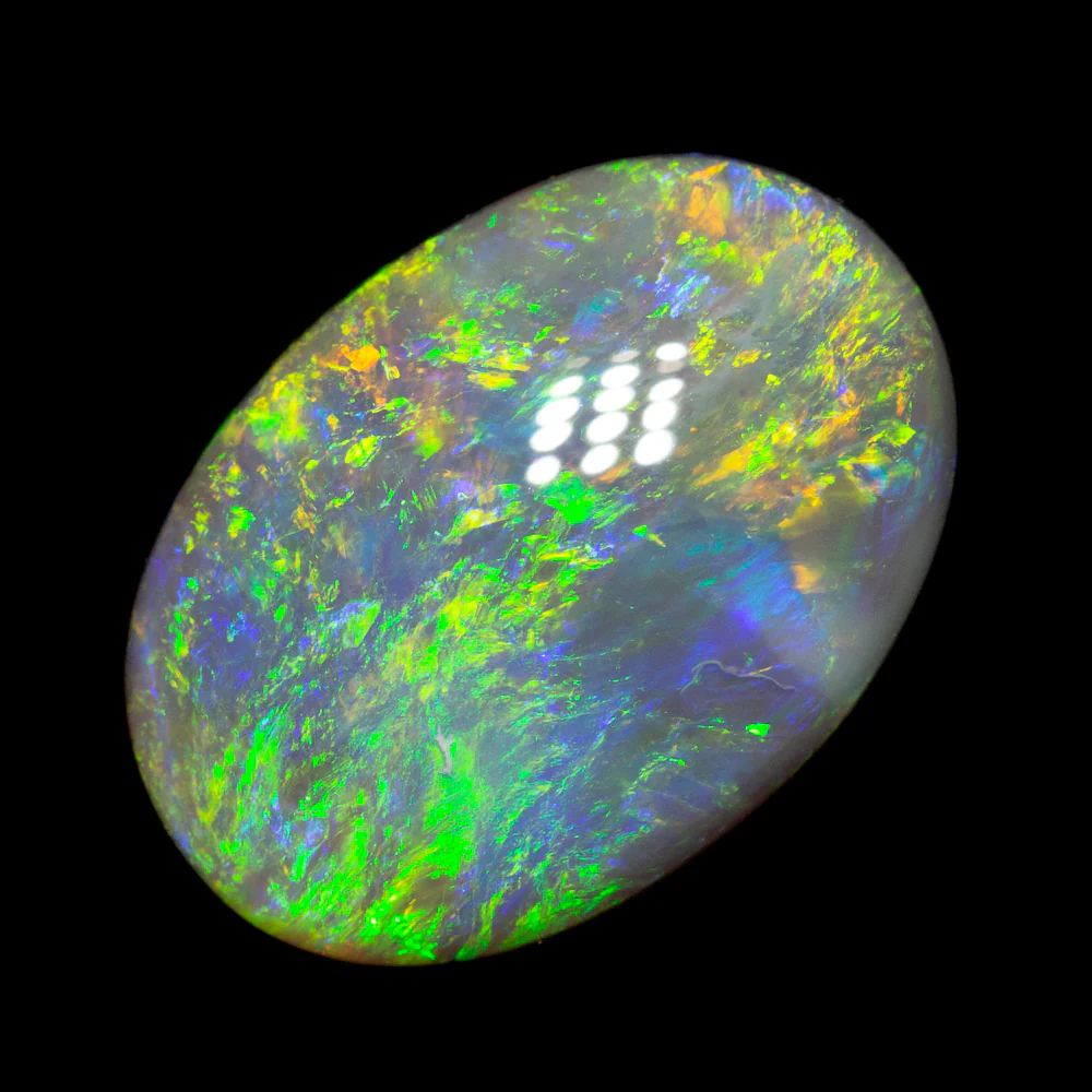 7.02 ct dark opal 17.6x12.5x5mm