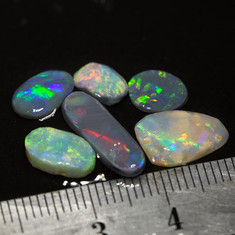 7.17 ct opal rubs parcel 6pc