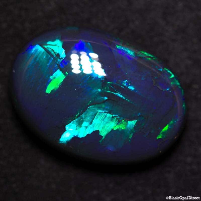 7.21 ct black opal 16x12x6mm