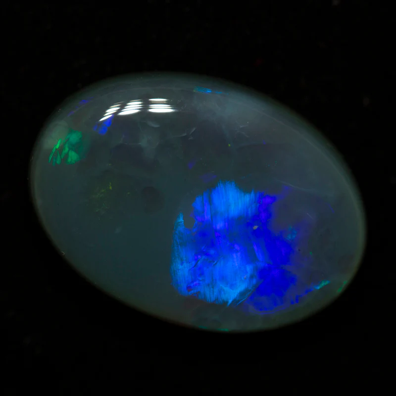 7.22 ct black opal 16.8x11.7x5.1mm