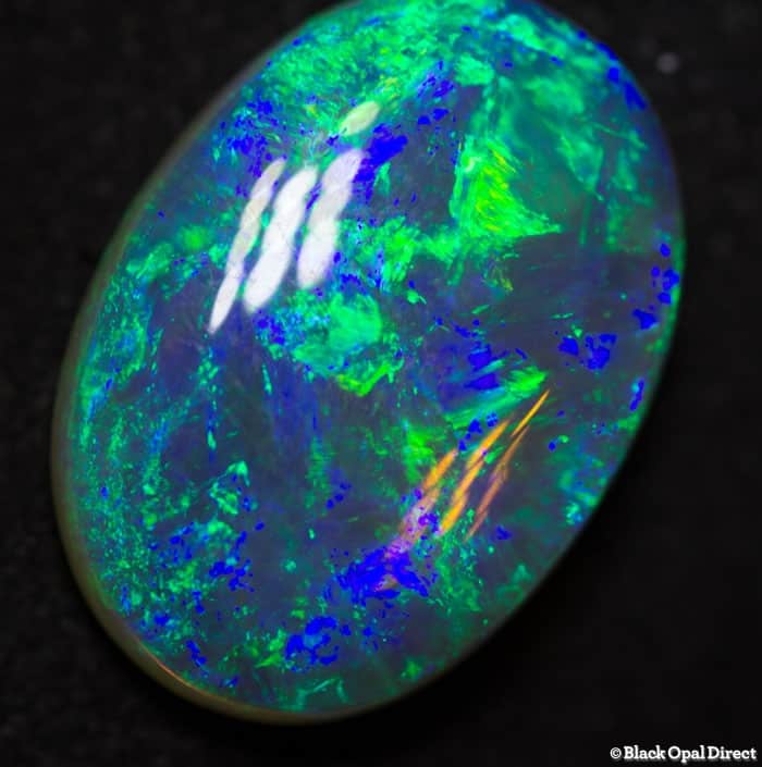 7.25 ct gem double sided crystal opal 17x12x5mm