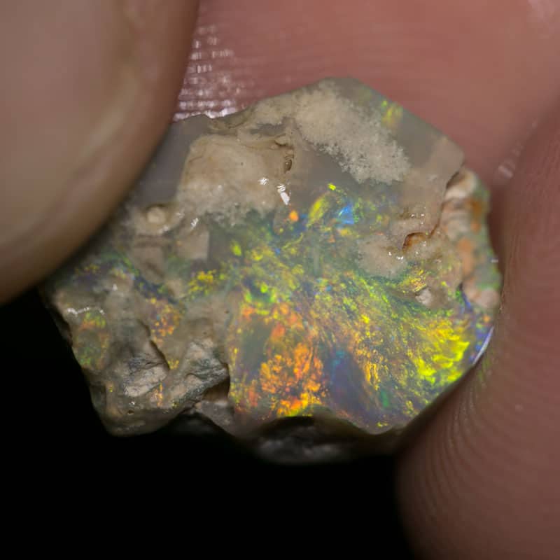 7.26 ct rough opal piece 18mm across