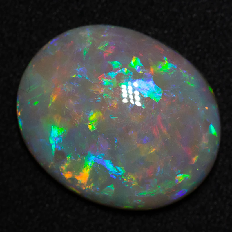7.36 ct dark opal 16.5x14x5mm
