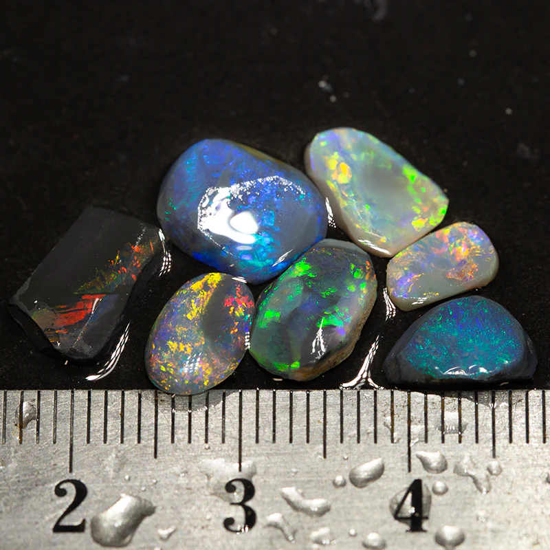 7.37 ct opal rubs parcel 7pc