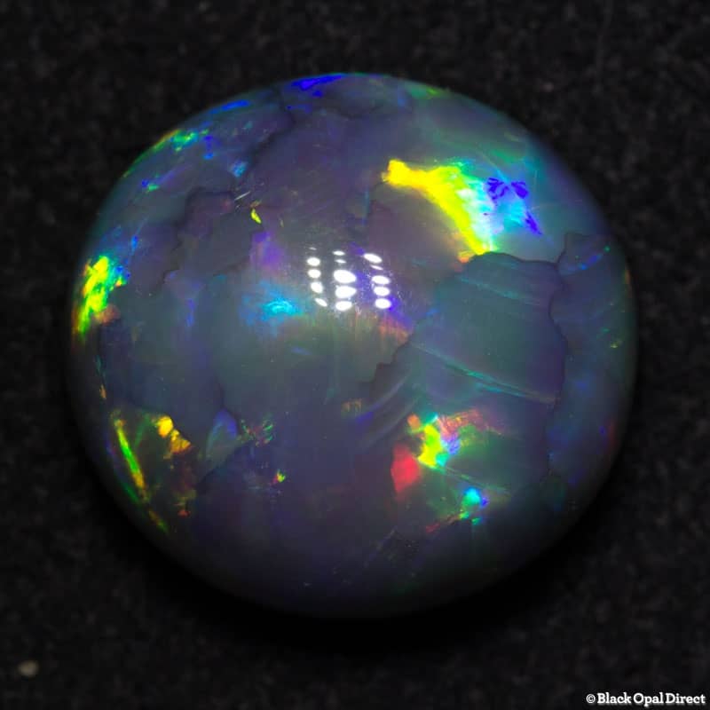 7.88 ct black opal  13x12x8mm