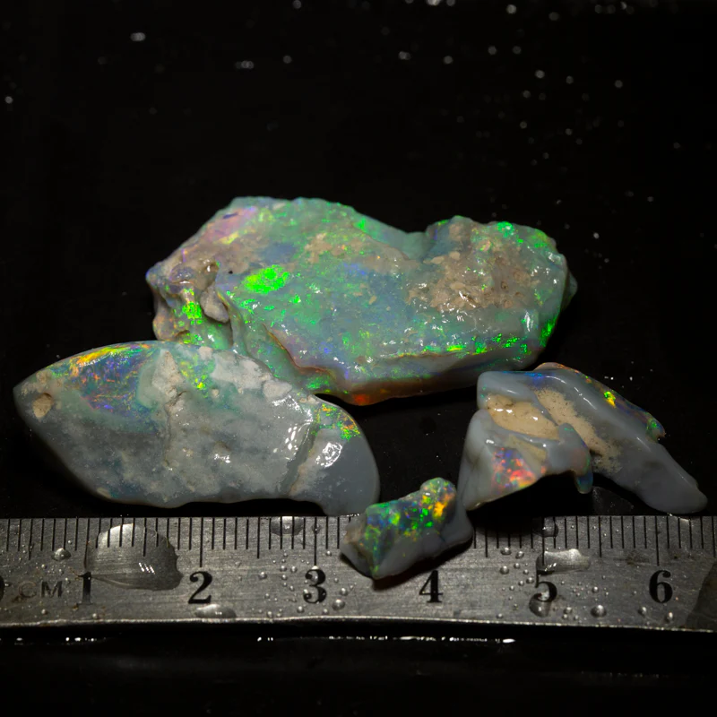 70 ct rough opal parcel 4pc